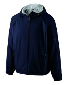 Holloway 229111 Men’s Homefield Hooded Jacket – Navy