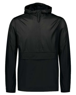 Holloway 229534 Men’s Packable Quarter-Zip Jacket – Black