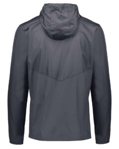 Holloway 229534 Men’s Packable Quarter-Zip Jacket – Carbon (back)