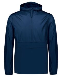 Holloway 229534 Men’s Packable Quarter-Zip Jacket – Navy