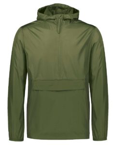 Holloway 229534 Men’s Packable Quarter-Zip Jacket – Olive