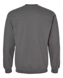 Gildan SF000 Unisex Softstyle® Midweight Crewneck Sweatshirt – Charcoal (back)