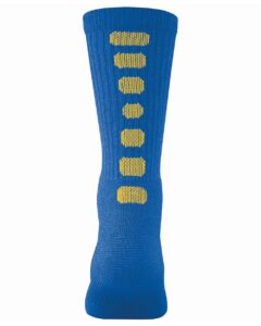 Augusta Sportswear 6091 Colorblocked Crew Socks – Royal/ Gold