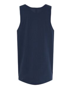 Gildan 64200 Unisex Softstyle® Tank Top – Navy (back)