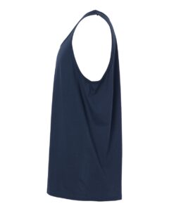 Gildan 64200 Unisex Softstyle® Tank Top – Navy (side)
