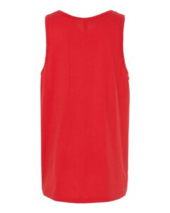 Gildan 64200 Unisex Softstyle® Tank Top – Red (back)