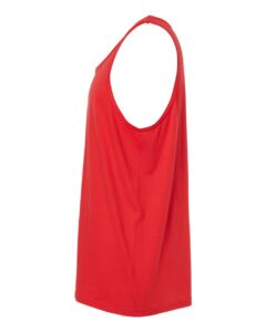 Gildan 64200 Unisex Softstyle® Tank Top – Red (side)