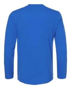 Gildan 64400 Unisex Softstyle® Long Sleeve T-Shirt – Royal (back)