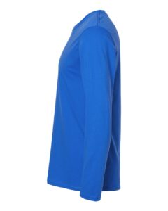 Gildan 64400 Unisex Softstyle® Long Sleeve T-Shirt – Royal (side)