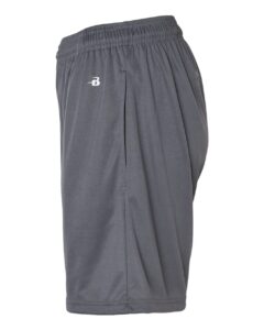 Badger 4146 Men’s B-Core 5″ Pocketed Shorts – Graphite (side)