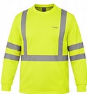 Hi-vis safety long sleeve shirt